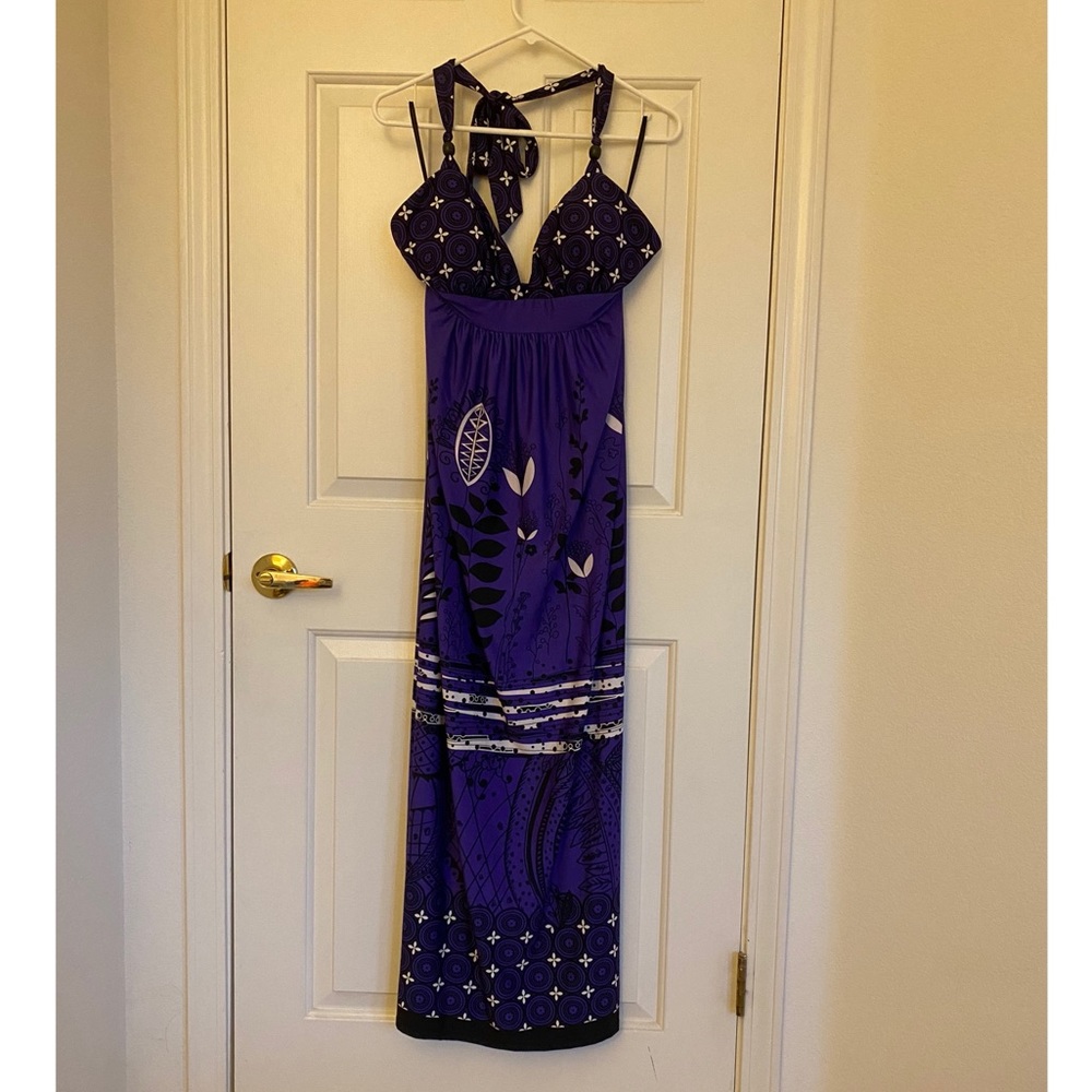 Tropical maxi dress